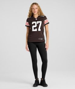 D'Onta Foreman Cleveland Browns Nike Women's  Game Jersey -  Brown