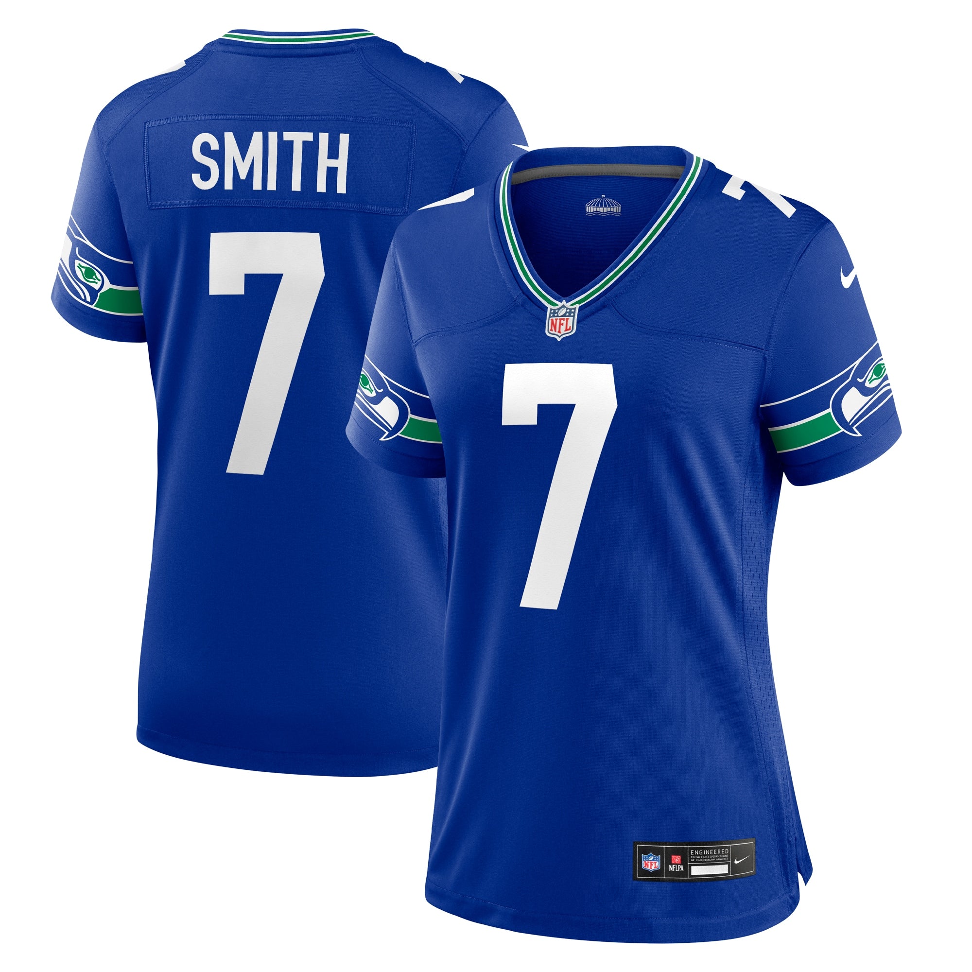 Geno Smith Seattle Seahawks Nike Women's Player Jersey - Navy/Royal - Image 6