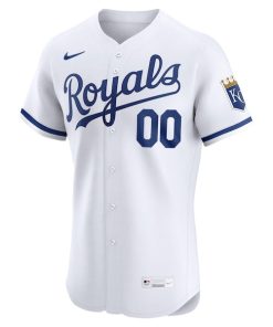 Alternative view of Kansas City Royals Nike Home Elite Custom Jersey - White