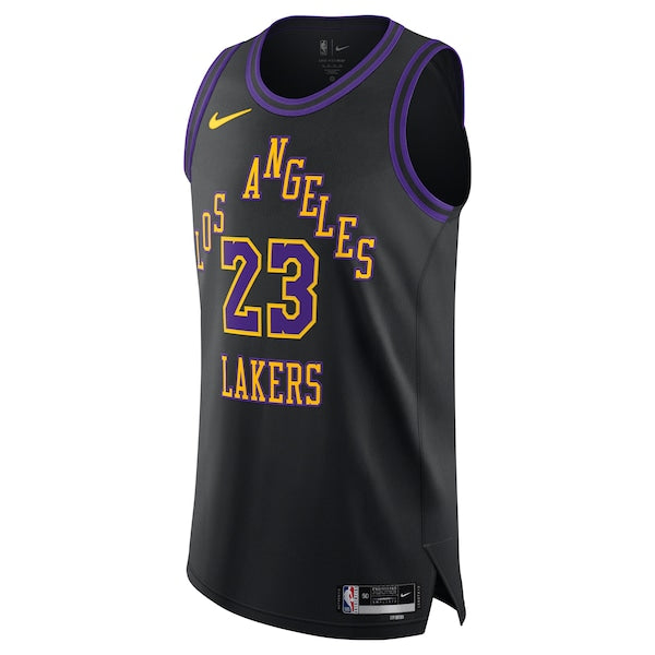 LeBron James Los Angeles Lakers Nike Unisex 2025/26 Authentic Jersey - City Edition - Black - Image 2