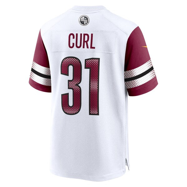 Kamren Curl Washington Commanders Nike Game Jersey - White/Black/Burgundy - Image 4