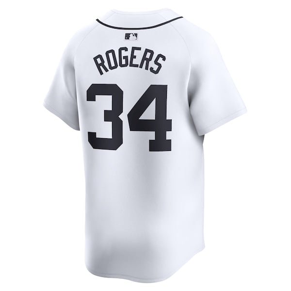 Jake Rogers Detroit Tigers Nike Home Limited Player Jersey - White - Image 5