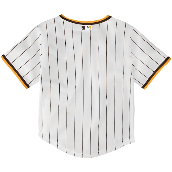 San Diego Padres Nike Toddler Replica Team Jersey - White - Image 3