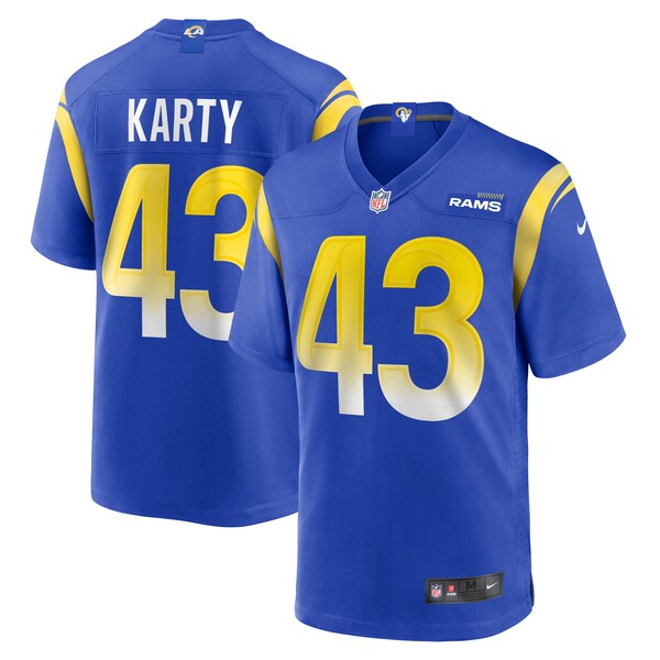 Joshua Karty Los Angeles Rams Nike Team Game Jersey - Royal