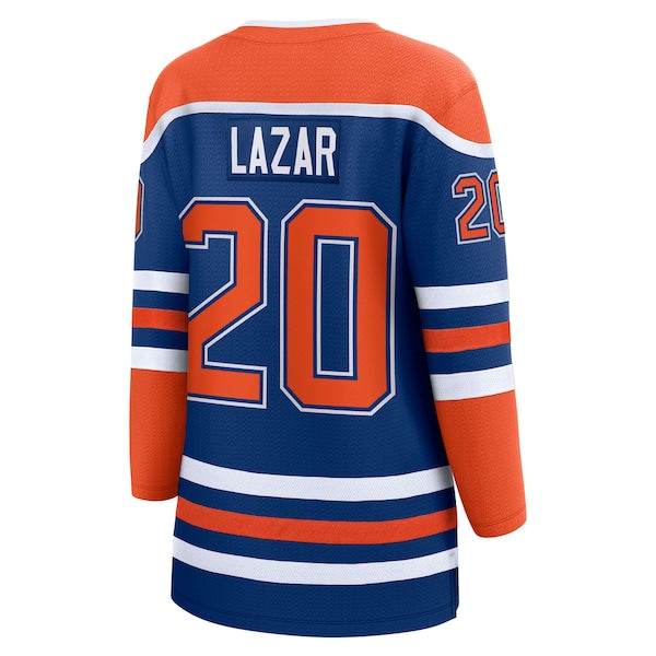 Curtis Lazar Edmonton Oilers Women's Home Breakaway Jersey - Royal - Image 3