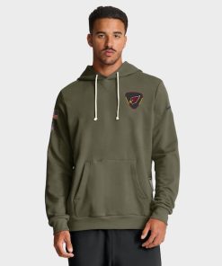 Arizona Cardinals Nike 2025 Salute to Service Sideline Standard Issue Dri-FIT Hoodie - Olive