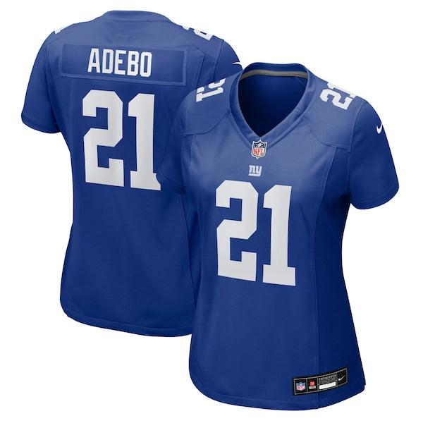 Paulson Adebo New York Giants Nike Women's Team Game Jersey - Royal