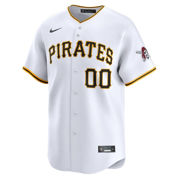 Pittsburgh Pirates Nike Youth Home Limited Custom Jersey - White - Image 2