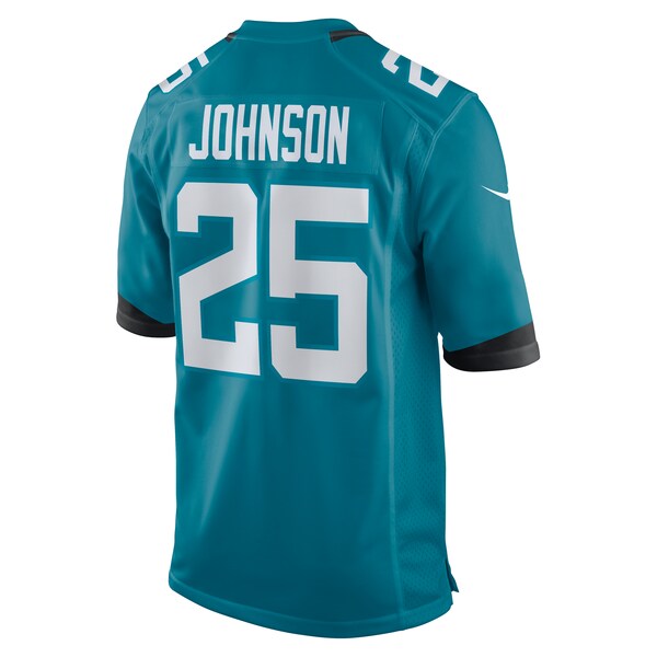 D'Ernest Johnson Jacksonville Jaguars Nike Team Game Jersey - Teal - Image 3