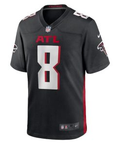 Alternative view of Kyle Pitts Atlanta Falcons Nike Youth Game Jersey - Black