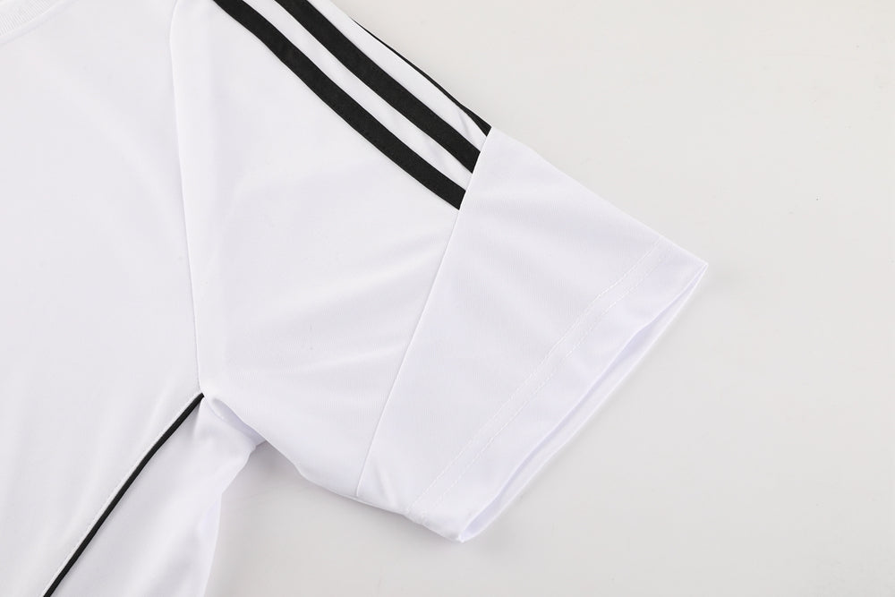 Adidas Short Sleeve Training Jersey Set - AD06- White - Image 9