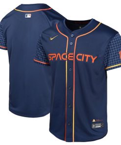 Houston Astros Nike Youth City Connect Custom Limited Jersey - Navy