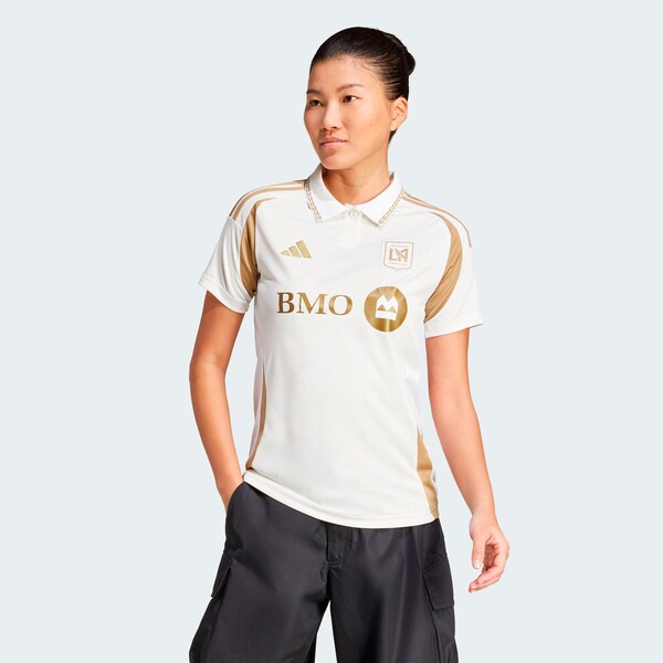 LAFC adidas Women's 2025 Secondary Replica Jersey - White - Image 4