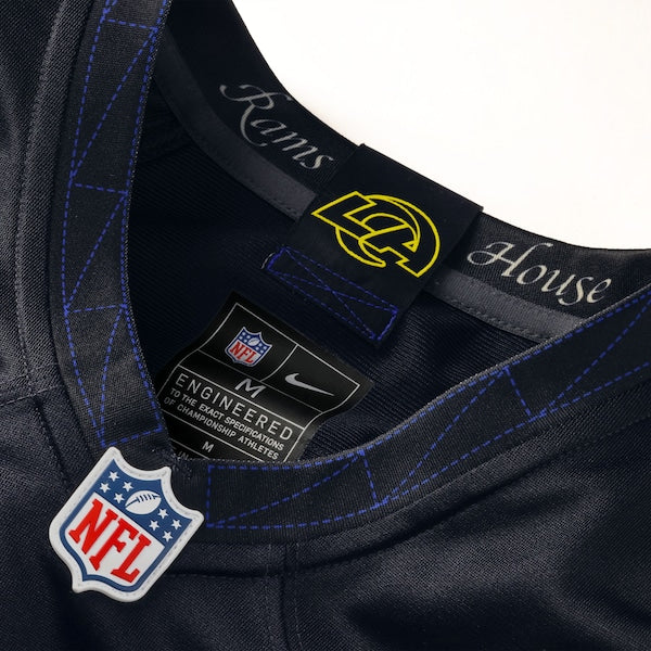 Los Angeles Rams Nike Women's 2025 Rivalries Collection Custom Game Jersey - Midnight Blue/White/Royal - Image 5