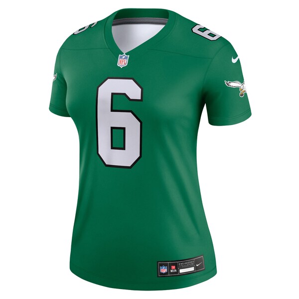 DeVonta Smith Philadelphia Eagles Nike Women's Alternate Legend Player Jersey - Kelly Green/Black - Image 6