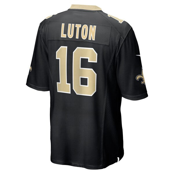 Jake Luton New Orleans Saints Nike Game Player Jersey - Black - Image 3