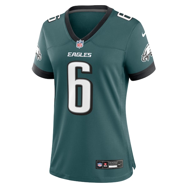 DeVonta Smith Philadelphia Eagles Nike Women's Team Game Jersey - Midnight Green/Black - Image 3