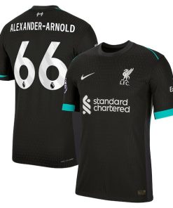 Alternative view of Trent Alexander-Arnold Liverpool Nike 2024/25 Away Authentic Jersey - Forest Green