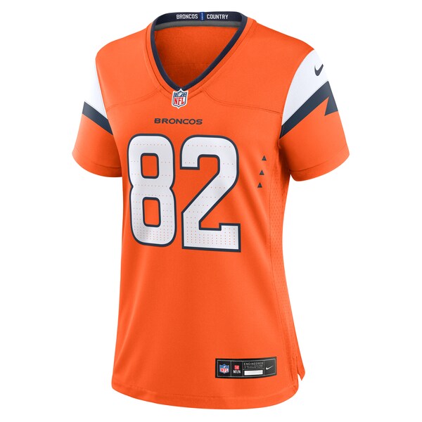 Adam Trautman Denver Broncos Nike Women's Team Game Jersey - Orange - Image 3