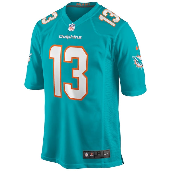 Dan Marino Miami Dolphins Nike Game Retired Player Jersey - Aqua/White - Image 3