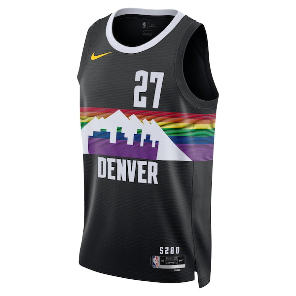 Jamal Murray Denver Nuggets Nike Unisex 2025/26 Swingman Jersey - Black - City Edition - Image 2
