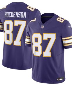 T.J. Hockenson Minnesota Vikings Nike Classic Vapor F.U.S.E. Limited Jersey - Purple