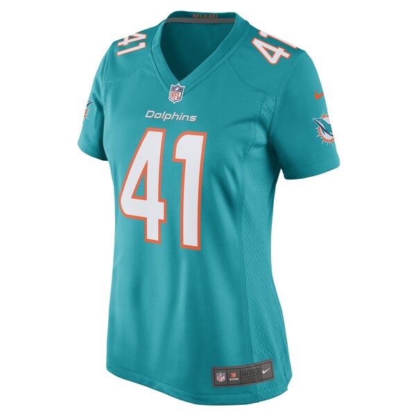 Channing Tindall Miami Dolphins Nike Women's Game Player Jersey - Aqua - Image 2