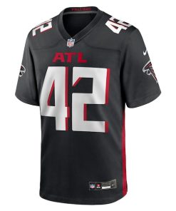 Alternative view of Josh Woods Atlanta Falcons Nike Team Game Jersey -  Black