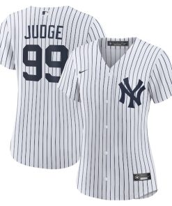 Aaron Judge New York Yankees Nike Women's Home Replica Player Jersey - White/Navy