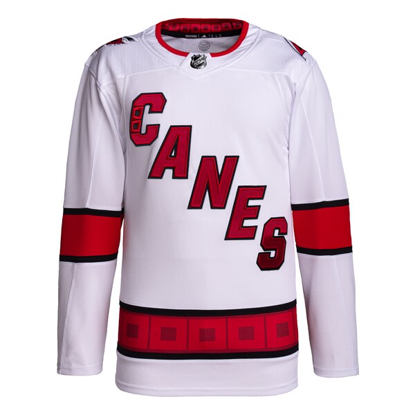 Carolina Hurricanes adidas Men's Away Primegreen Authentic Jersey - White - Image 2