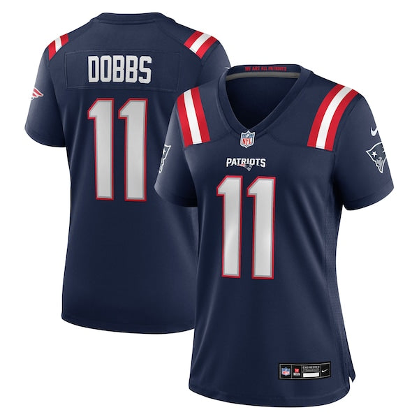 Joshua Dobbs New England Patriots Nike Women's Team Game Jersey - Navy