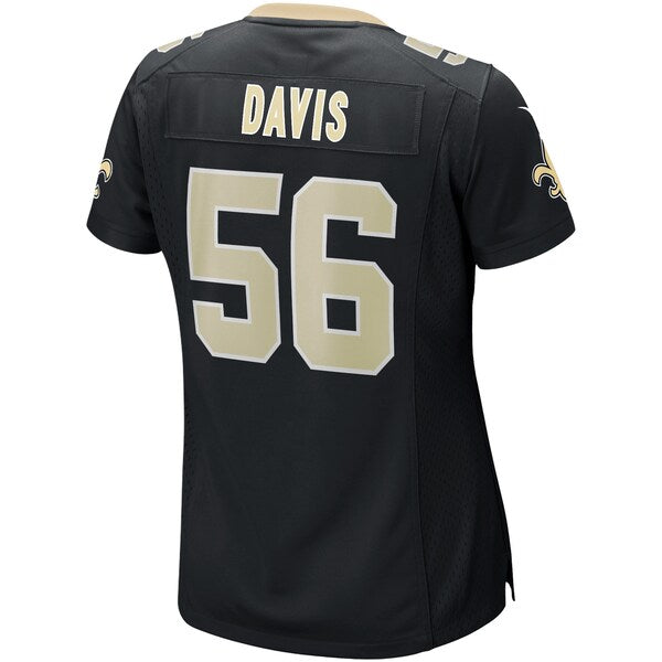 Demario Davis New Orleans Saints Nike Women's Game Jersey - Black - Image 3