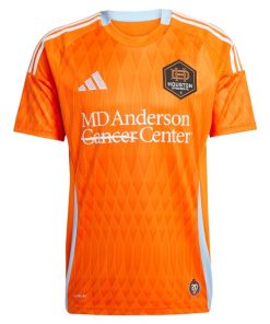Alternative view of Houston Dynamo FC adidas 2025 Season 20 Replica Jersey - Orange