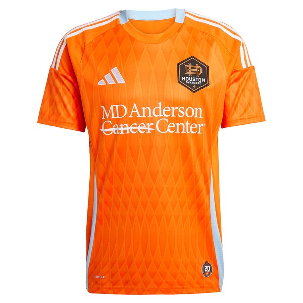 Griffin Dorsey Houston Dynamo FC adidas 2025 Season 20 Replica Player Jersey - Orange - Image 2