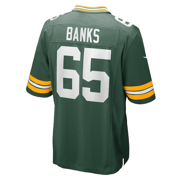 Aaron Banks Green Bay Packers Nike Team Game Jersey - Green - Image 3
