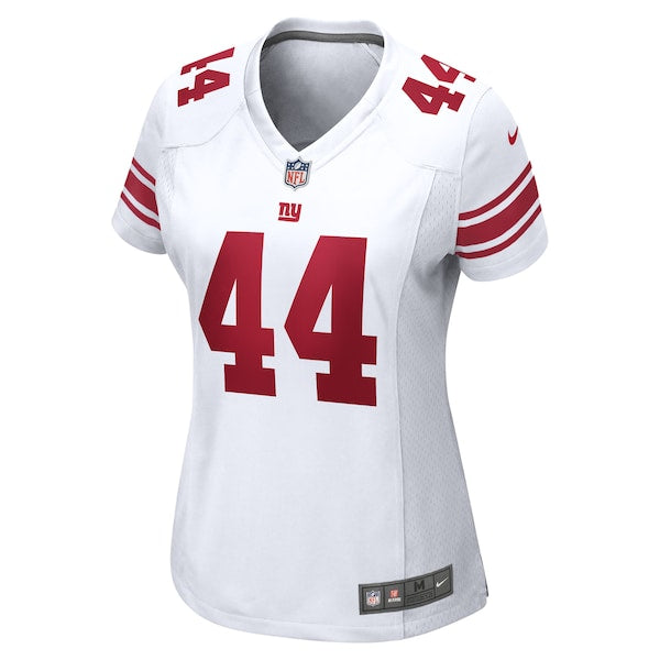 Cam Skattebo New York Giants Nike Women's Game Jersey - White/Royal - Image 3