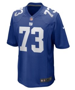 Alternative view of Evan Neal New York Giants Nike Women's Game Player Jersey - Royal