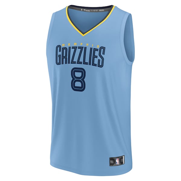 Jaren Jackson Jr. Memphis Grizzlies Fast Break Replica Jersey - Light Blue - Statement Edition - Image 2