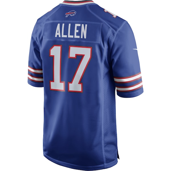 Josh Allen Buffalo Bills Nike Team Game Player Jersey - Royal/Red/White - Image 4