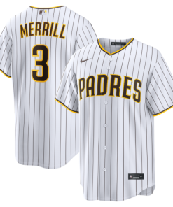 Jackson Merrill San Diego Padres Nike Home Replica Player Jersey - White