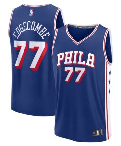 V. J. Edgecombe Philadelphia 76ers  2025 NBA Draft First Round Pick Fast Break Replica Jersey - Icon Edition - Royal