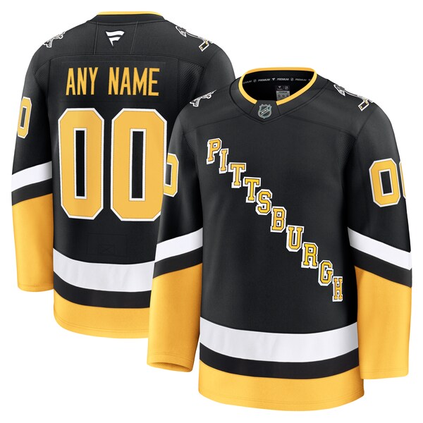 Pittsburgh Penguins Alternate Premium Custom Jersey - Black