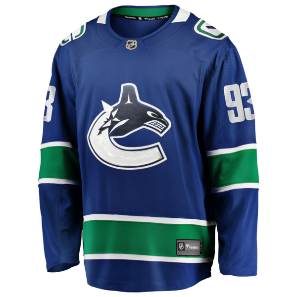 Marco Rossi Vancouver Canucks Home Premier Breakaway Player Jersey - Blue - Image 2