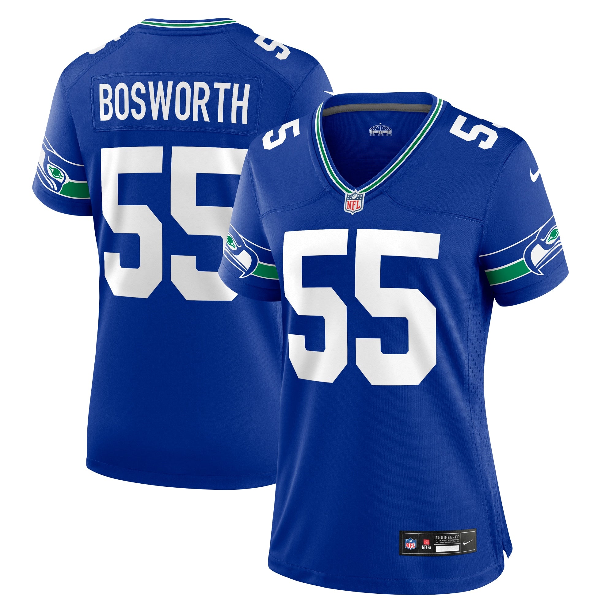 Brian Bosworth Seattle Seahawks Nike Women's Game Retired Player Jersey - College Navy/Royal - Image 5