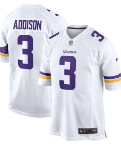 Jordan Addison Minnesota Vikings Nike Away Game Jersey - White