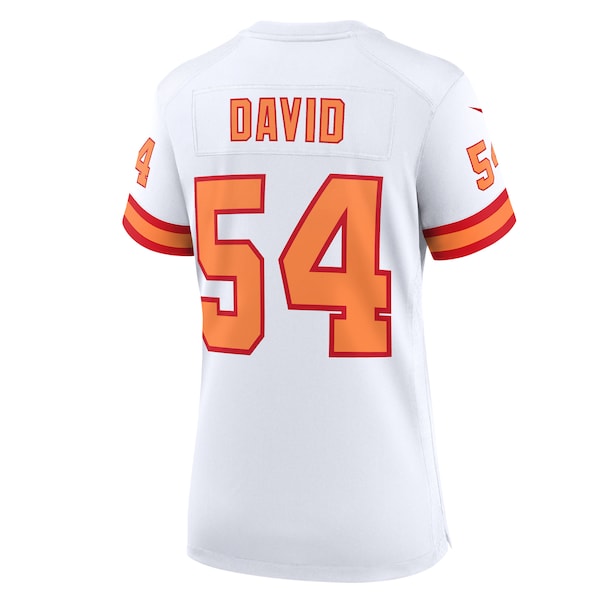 Lavonte David '76 Tampa Bay Buccaneers Nike Women's 50th Season Game Jersey - White - Image 3