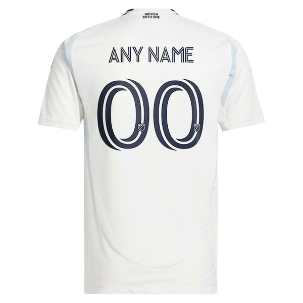 San Diego FC adidas 2025 Woven Into One Replica Custom Jersey - White - Image 3