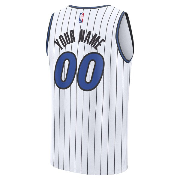 Orlando Magic Youth Fast Break Replica Custom Jersey - Association Edition - White/Blue - Image 4