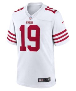 Alternative view of Deebo Samuel San Francisco 49ers Nike Game Jersey - White
