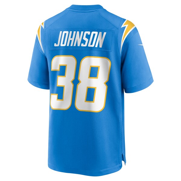 Emany Johnson Los Angeles Chargers Nike Team Game Jersey - Powder Blue - Image 2